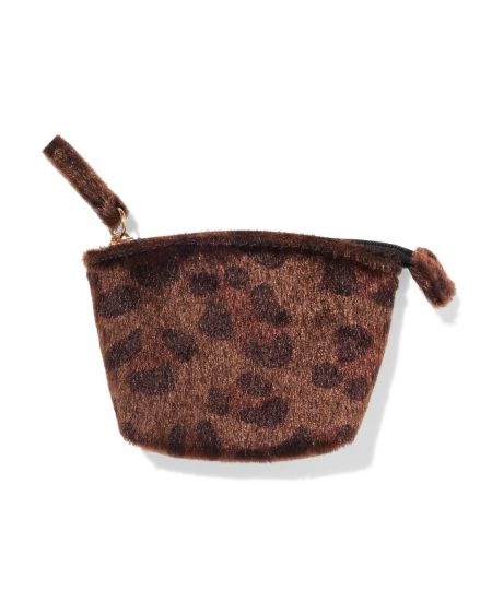 HEMA HEMA Sleuteletui Luipaard Bruin