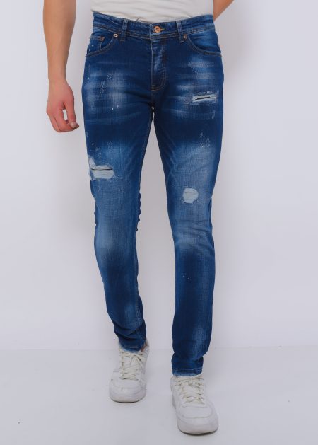 True Rise Broek met gaten slim fit dc