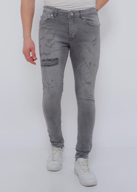 True Rise Broek met gaten slim fit dc