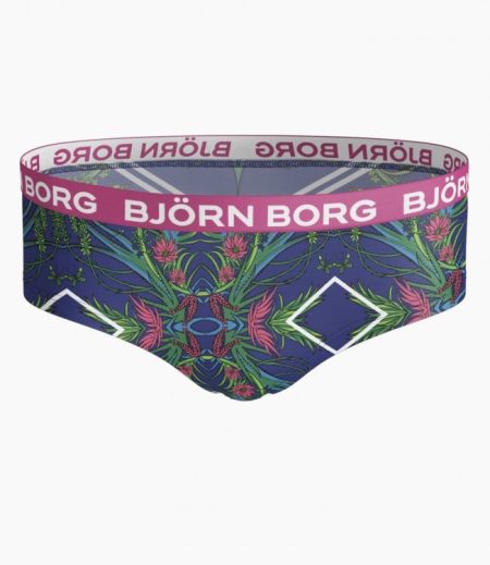 Björn Borg - Meisjes - Naitos Hipster 1-Pack - Blauw/Multicolour - Maat 122-128