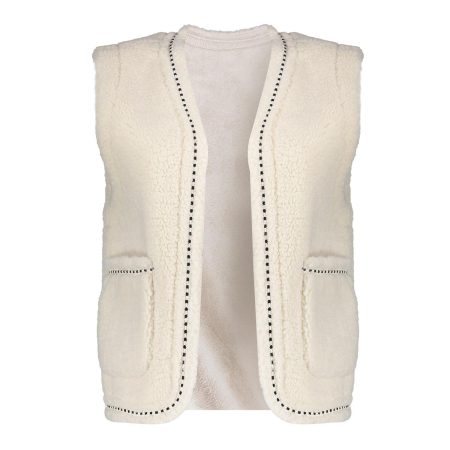 Geisha Female Vesten Gilet Teddy Embroidery 45553-19