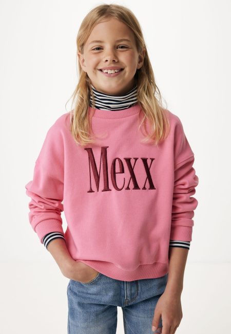 Sweater Met Logo Roze