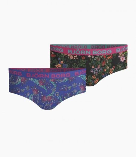 Bjorn Borg Meisjes Hipster 2p Paisley&Mystic Flower Maat 146-152 Female