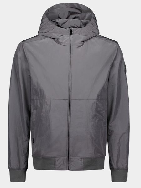 Airforce Zomerjack Grijs Waxed crincle jacket HRM0861-SS25/849