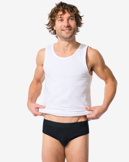 HEMA HEMA Herenslips Perfect Comfort - 2 Stuks Zwart (zwart)