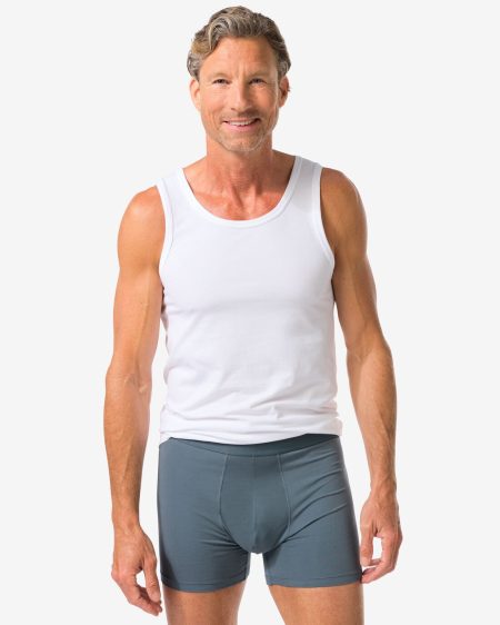 HEMA HEMA Herenboxers Perfect Comfort - 2 Stuks Groen (groen)