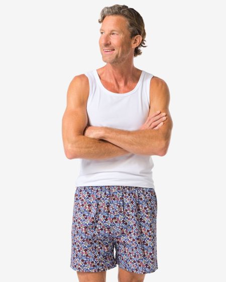 HEMA HEMA Losse Herenboxer Bloemen Multicolor (multicolor)