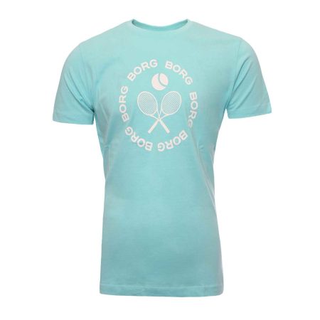 Björn Borg - Heren - Borg T-Shirt - Blauw - Maat L