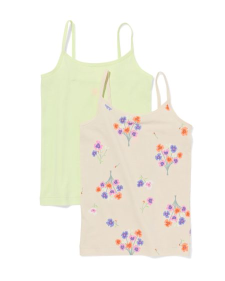 HEMA Kinderhemden Bloem - 2 Stuks Multi (multi)