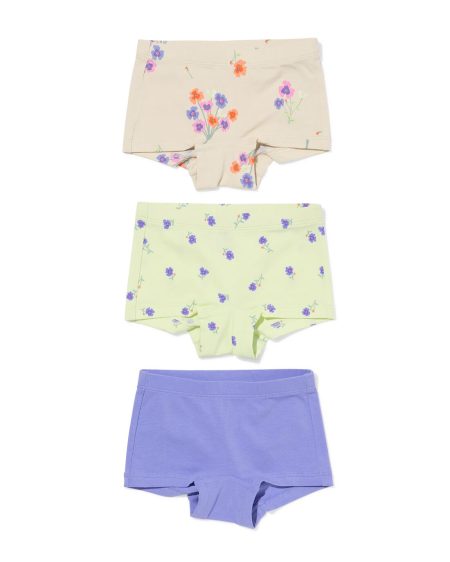 HEMA Kinderboxers Bloem - 3 Stuks Multi (multi)