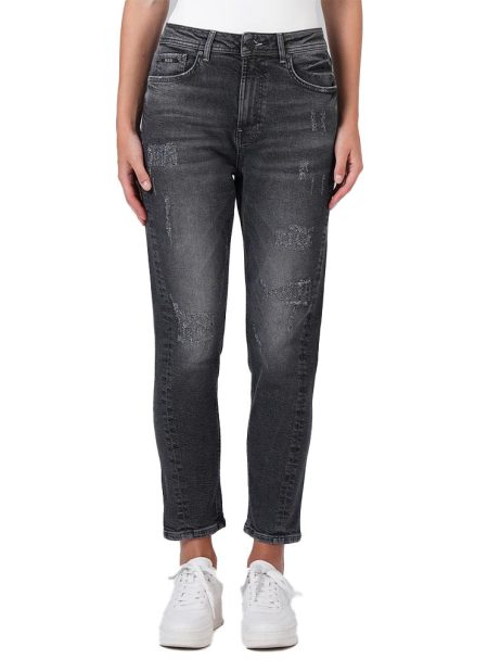 Miracle Of Denim Iara Boyfriend Au24-2125 Loose Fit 4116 Cosmic Black