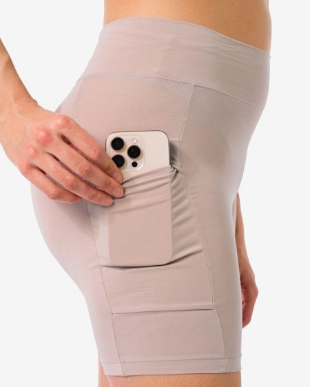 HEMA HEMA Damesbikershort Real Lasting Cotton Beige (beige)