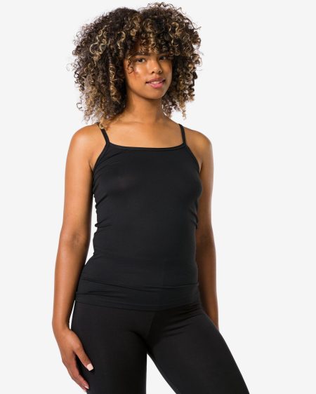 HEMA HEMA Dames Temptech Hemd Met Spaghettibandjes Zwart (zwart)