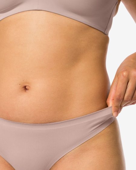 HEMA HEMA Damesstring Second Skin Micro Beige (beige)