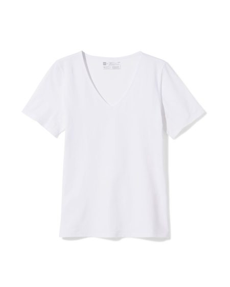 HEMA HEMA Dames T-shirt Perfect Comfort Katoen Wit (wit)
