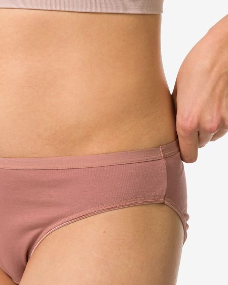 HEMA HEMA Damesslip Katoen - 2 Stuks Lichtbruin (lichtbruin)