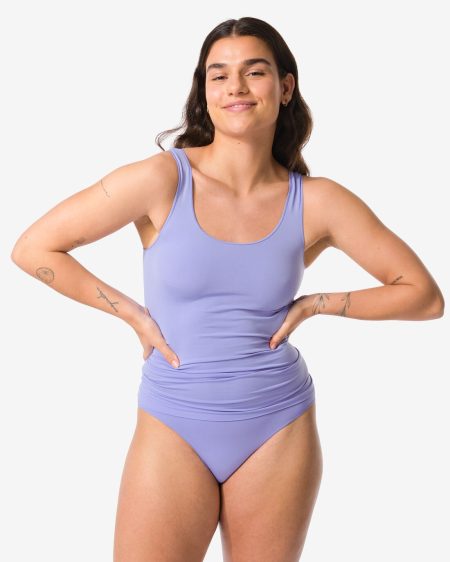 140 Dameshemd Naadloos Micro Blauw (blauw)