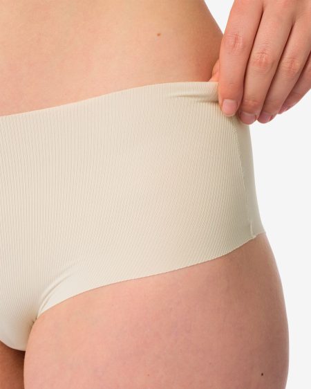 HEMA HEMA Dames Tailleslip Micro Rib Ultimate Comfort Gebroken Wit (gebroken wit)