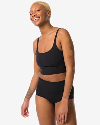 HEMA Damesslip Met Hoge Taille Ultimate Comfort Zwart (zwart)