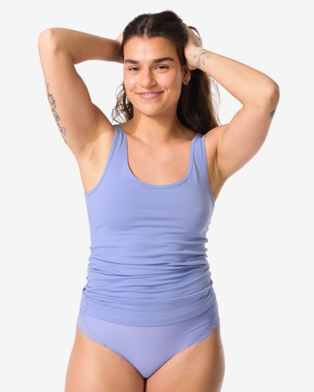 140 Dameshemd Katoen Blauw (blauw)