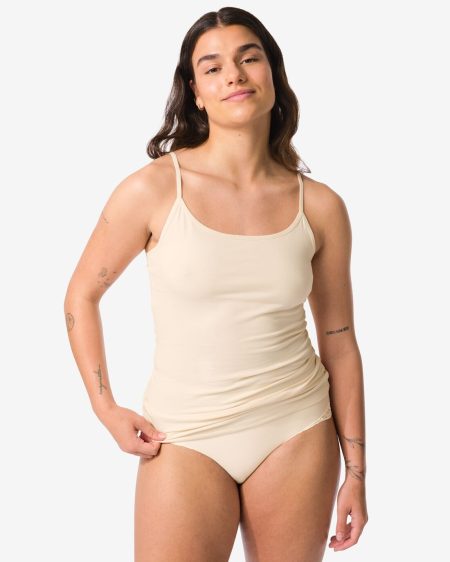 140 Dameshemd Katoen Spaghettibandjes Lichtroze (lichtroze)