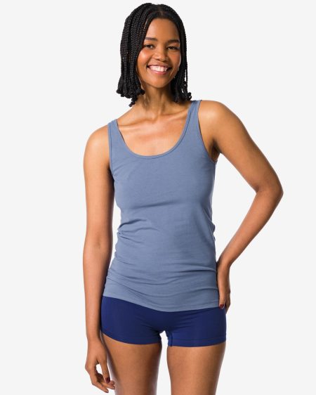 HEMA HEMA Dameshemd Katoen Blauw (blauw)