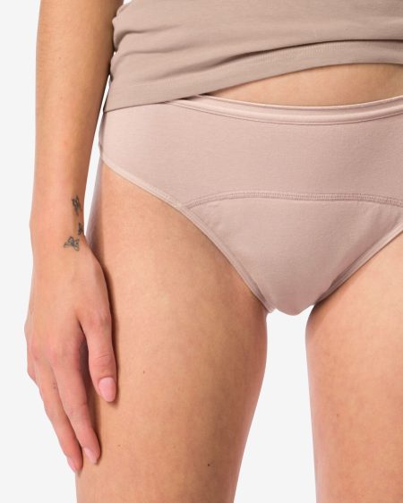 HEMA HEMA Menstruatieslip Katoen Hoge Absorptie Beige (beige)