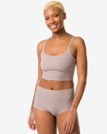 HEMA Damesslip Met Hoge Taille Ultimate Comfort Beige (beige)