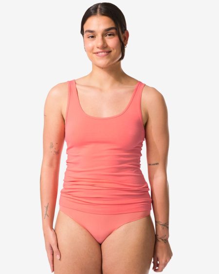 140 Dameshemd Katoen Koraalroze (koraalroze)