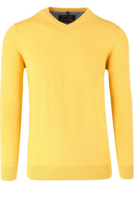 Marvelis Casual Trui V-hals geel