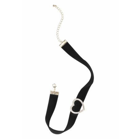 Firetti Choker Van zwart fluweel met hartelement (1-delig)