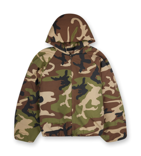 Hooded Jacket Camo - L