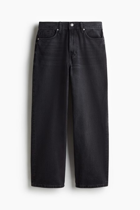 H & M - Baggy Jeans - Zwart