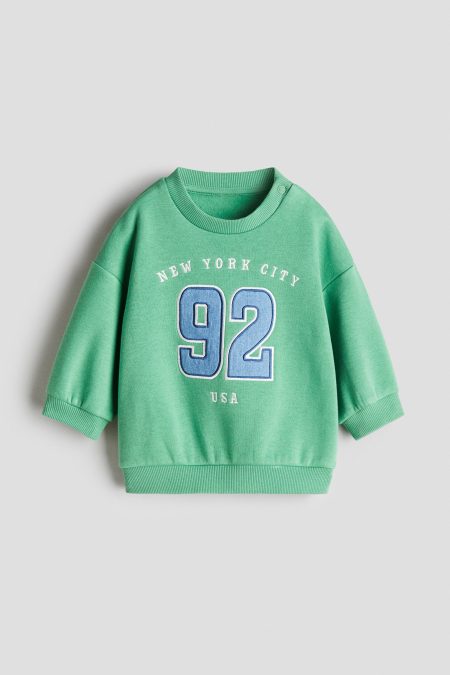 H & M - Sweater met motief - Groen