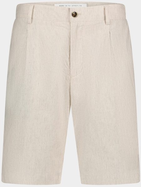 Born With Appetite Korte Broek Beige Clark Short 25109CL47/190 pebble