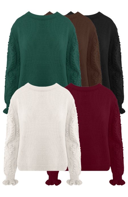 Musthave Deal Detailed Sleeve Truien