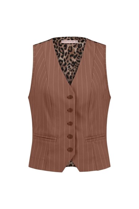 Studio Anneloes Female Vesten Bruno Pinstripe Gilet 11853