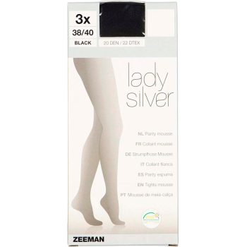 Lady Silver Panty 20 den Comfort Fit 3-Pack