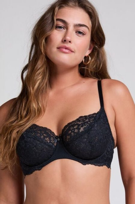 Hunkemöller Niet-voorgevormde beugel bh Marine Zwart