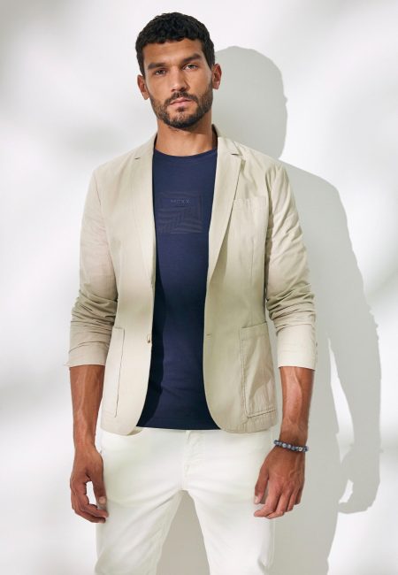 Linnen Blazer Sand