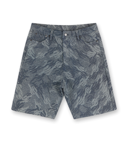 Monogram Jeans Shorts Camo - L