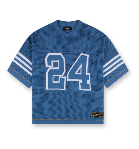 Knit 24 Football Shirt Blue - L