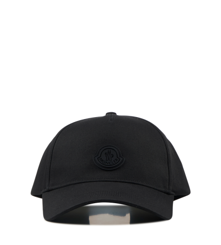 Logo Patch Baseball Cap Black - OS