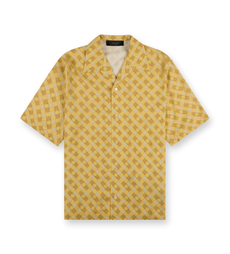 Monogram Print Shirt Champagne - M