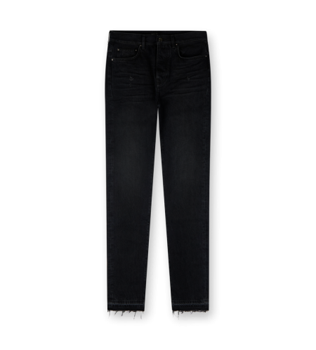 High Waist Straight Leg Jeans Black - 36
