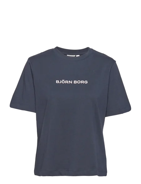 Björn Borg - Dames - Fanno Sport T-Shirt - Blauw - Maat 42