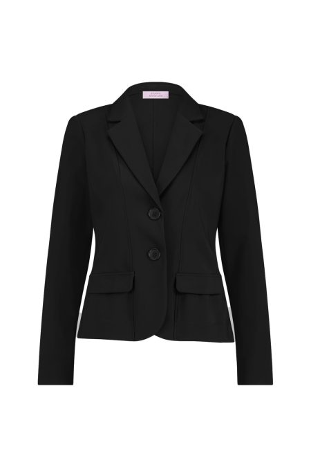 Studio Anneloes Bright Bonded Blazer 94811 Blazers 9000 Black