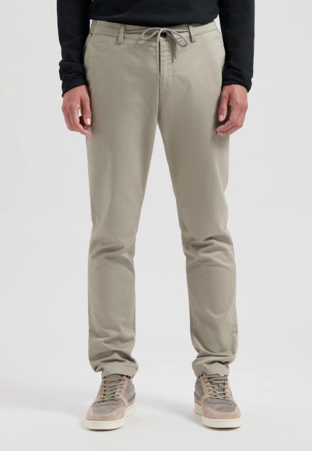 Dstrezzed Lancaster Twill Knit Tapered Jogger Chino 811 Elephant Skin