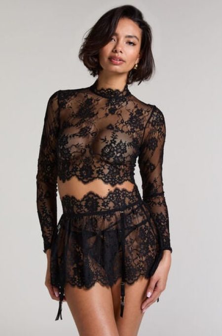 Hunkemöller Rok Lace Zwart