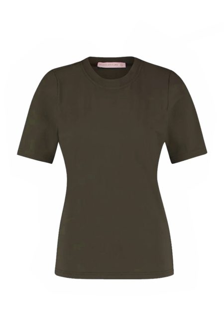 Studio Anneloes Travel Tee 11893 T-shirt Korte Mouw 7400 New Army